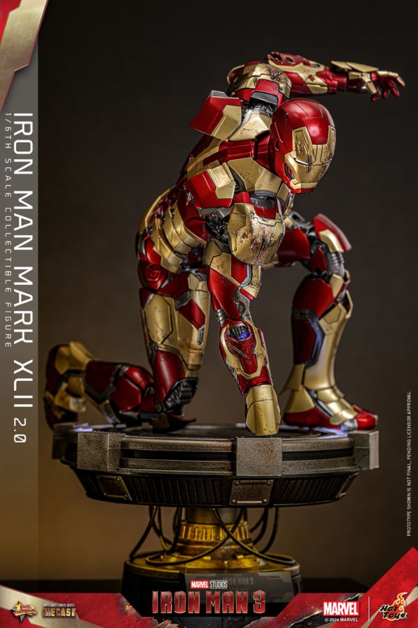 Image Pop Weasel - Image 9 of Iron Man 3 - Iron Man Mk 42 (2.0) 1:6 Scale Collectable Action Figure - Hot Toys - Action Figure - Image - Pop Weasel