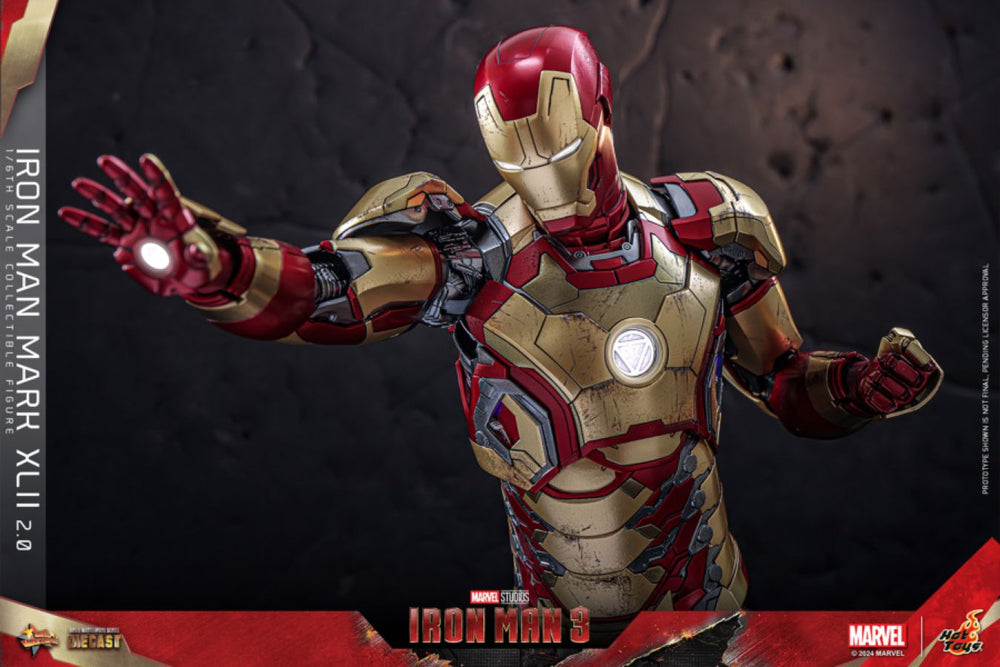 Image Pop Weasel - Image 10 of Iron Man 3 - Iron Man Mk 42 (2.0) 1:6 Scale Collectable Action Figure - Hot Toys - Action Figure - Image - Pop Weasel