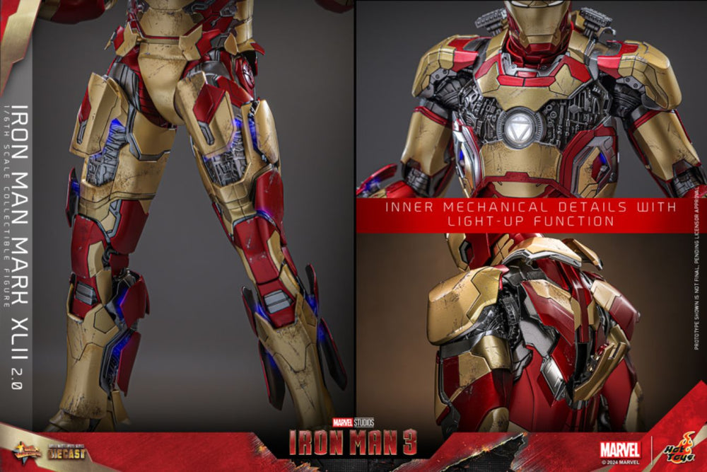 Image Pop Weasel - Image 15 of Iron Man 3 - Iron Man Mk 42 (2.0) 1:6 Scale Collectable Action Figure - Hot Toys - Action Figure - Image - Pop Weasel