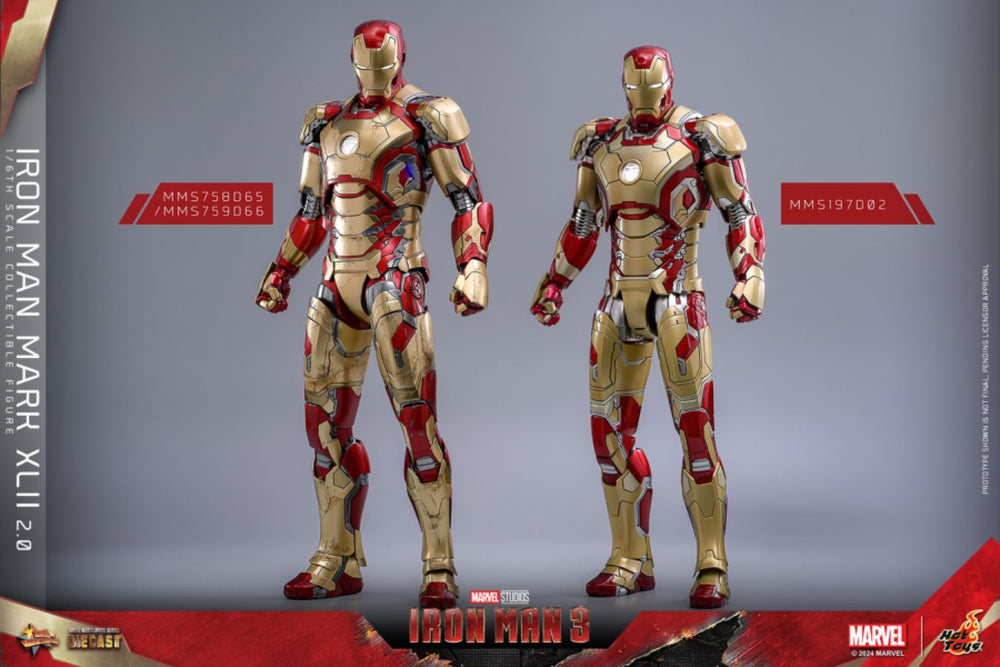 Image Pop Weasel - Image 16 of Iron Man 3 - Iron Man Mk 42 (2.0) 1:6 Scale Collectable Action Figure - Hot Toys - Action Figure - Image - Pop Weasel