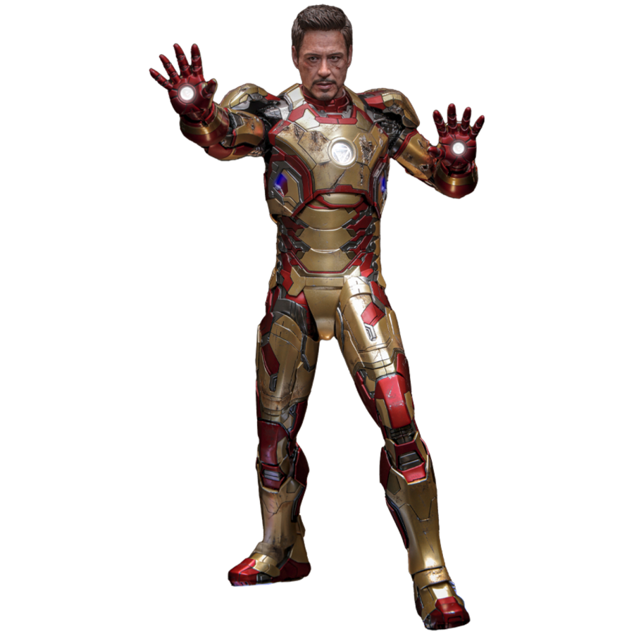 Iron Man 3 - Iron Man Mk 42 (2.0) Deluxe 1:6 Scale Collectable Action Figure - Hot Toys - Action Figure - Image - Pop Weasel