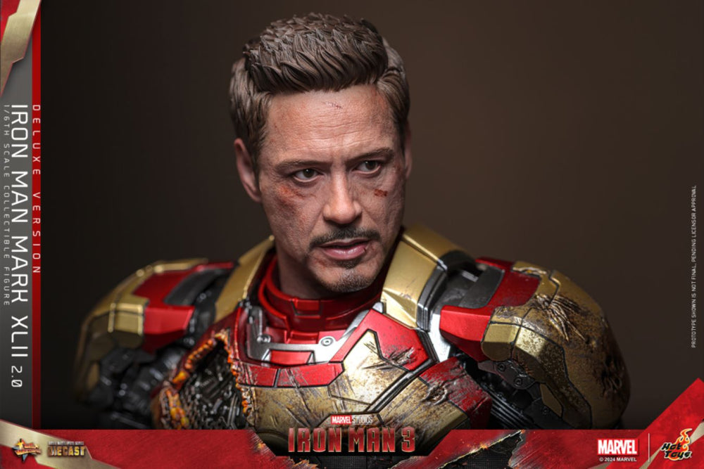 Image Pop Weasel - Image 12 of Iron Man 3 - Iron Man Mk 42 (2.0) Deluxe 1:6 Scale Collectable Action Figure - Hot Toys - Action Figure - Image - Pop Weasel