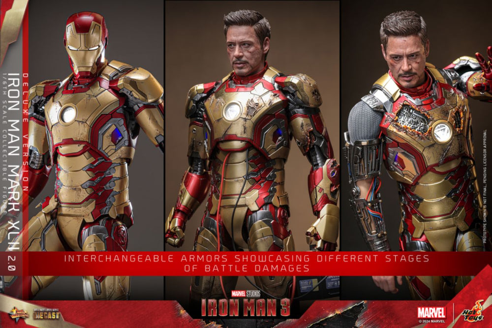 Image Pop Weasel - Image 14 of Iron Man 3 - Iron Man Mk 42 (2.0) Deluxe 1:6 Scale Collectable Action Figure - Hot Toys - Action Figure - Image - Pop Weasel