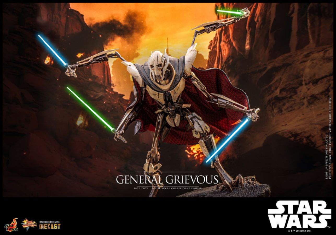 Image Pop Weasel - Image 6 of Star Wars: Revenge of the Sith - General Grievous 1:6 Scale Collectable Action Figure - Hot Toys