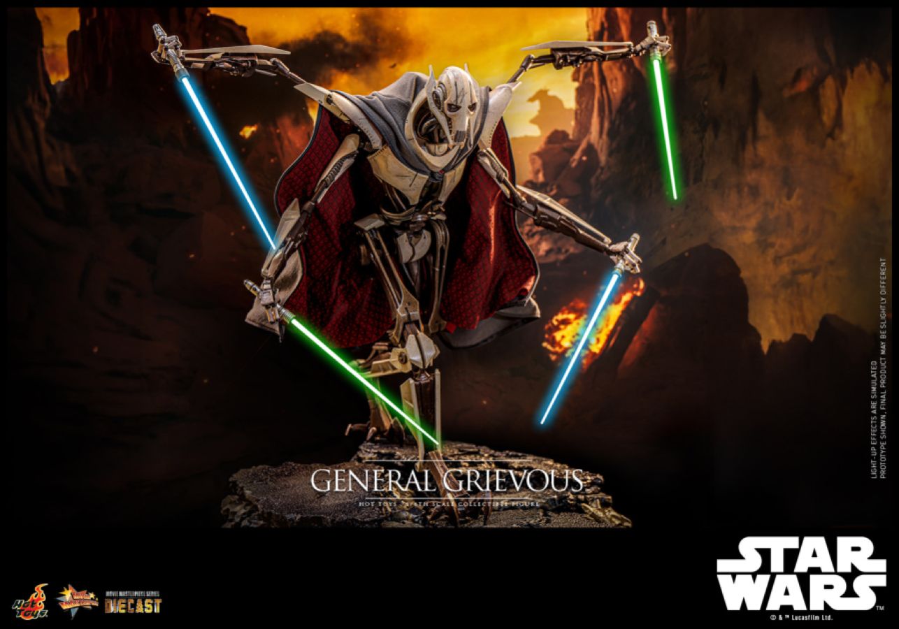 Image Pop Weasel - Image 7 of Star Wars: Revenge of the Sith - General Grievous 1:6 Scale Collectable Action Figure - Hot Toys