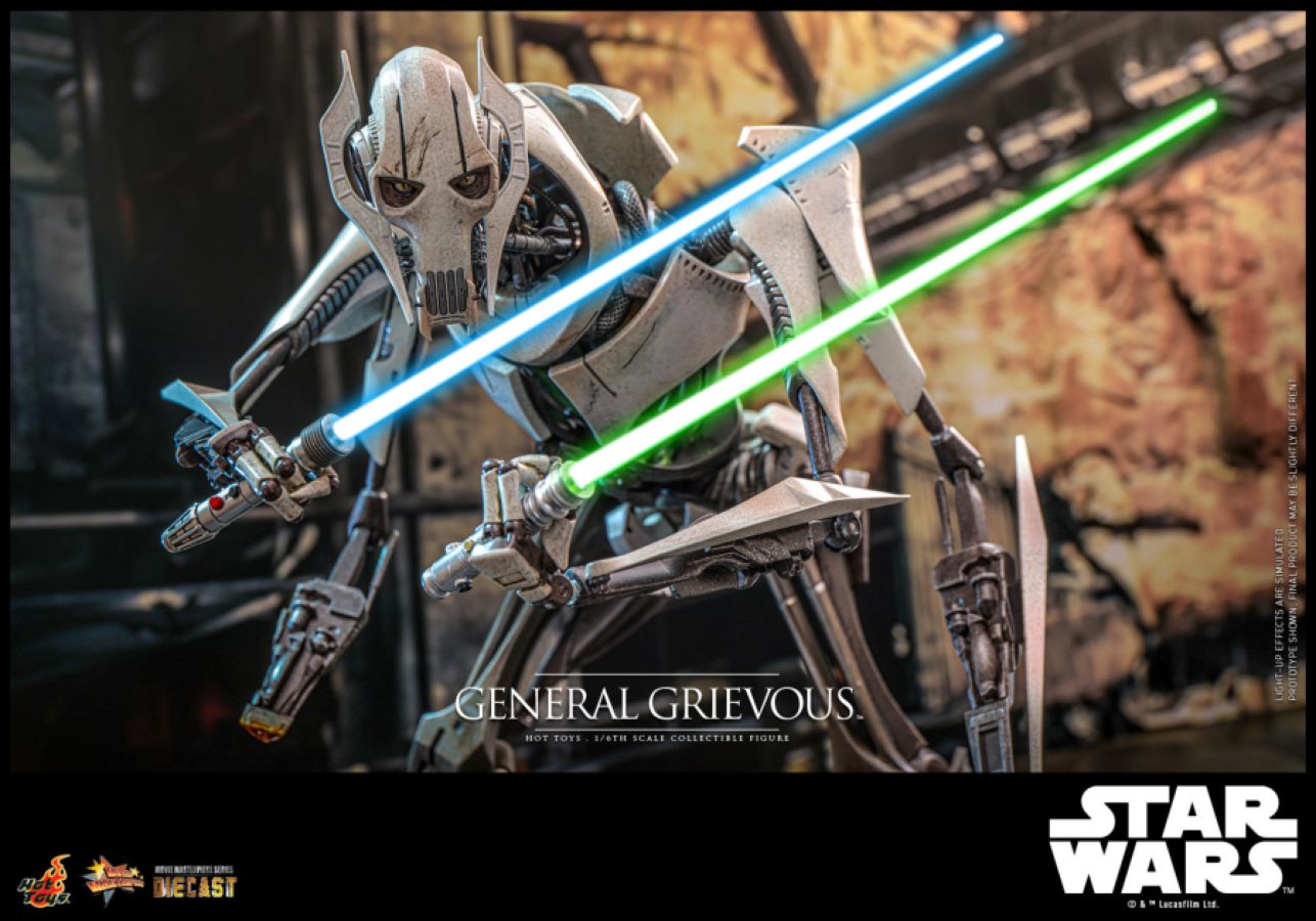 Image Pop Weasel - Image 9 of Star Wars: Revenge of the Sith - General Grievous 1:6 Scale Collectable Action Figure - Hot Toys