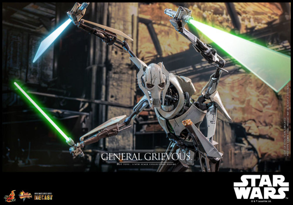 Image Pop Weasel - Image 10 of Star Wars: Revenge of the Sith - General Grievous 1:6 Scale Collectable Action Figure - Hot Toys - Action Figure - Image - Pop Weasel