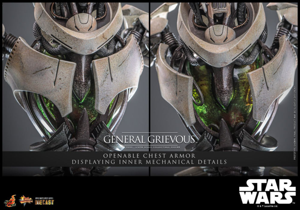 Image Pop Weasel - Image 15 of Star Wars: Revenge of the Sith - General Grievous 1:6 Scale Collectable Action Figure - Hot Toys - Action Figure - Image - Pop Weasel