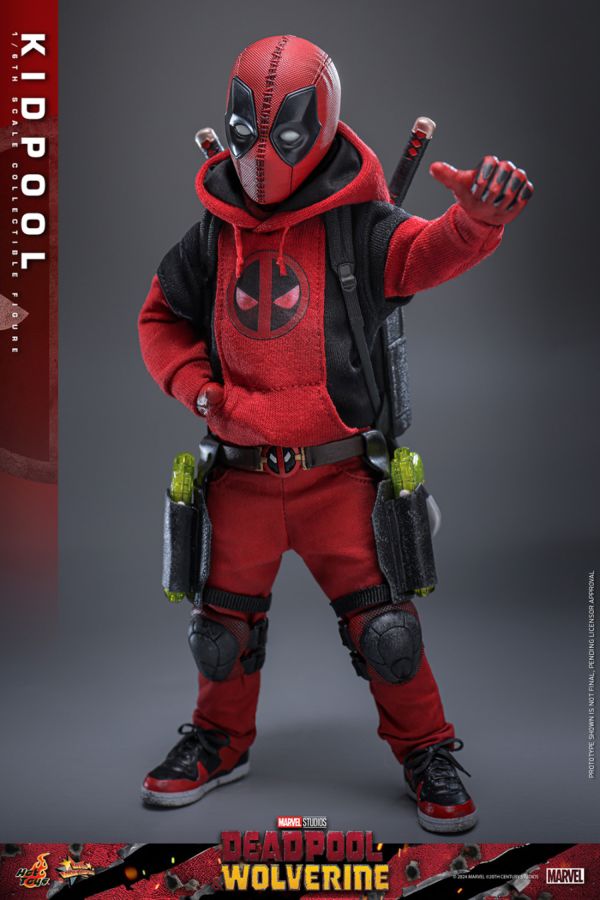 Image Pop Weasel - Image 4 of Deadpool & Wolverine - Kidpool 1:6 Scale Collectable Action Figure - Hot Toys - Action Figure - Image - Pop Weasel