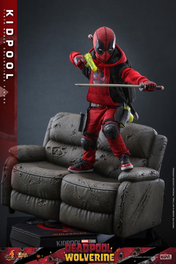 Image Pop Weasel - Image 8 of Deadpool & Wolverine - Kidpool 1:6 Scale Collectable Action Figure - Hot Toys - Action Figure - Image - Pop Weasel