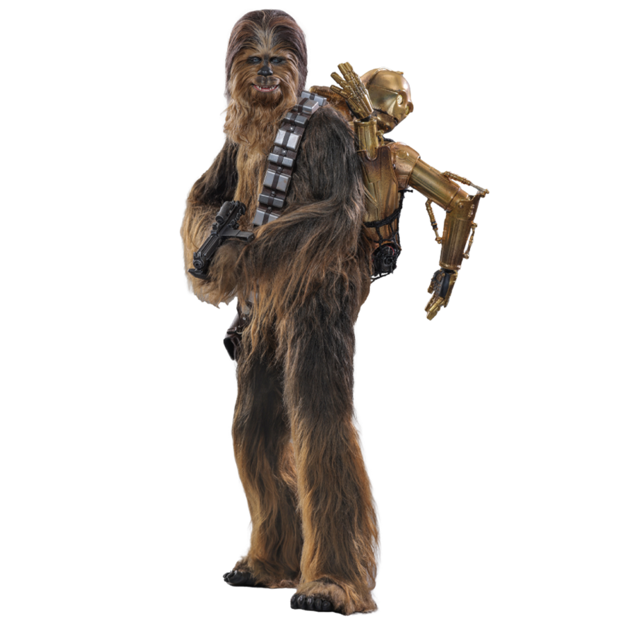 Star Wars - Chewbacca with Disassembled C-3PO 1:6 Scale Collectable Action Figure - Hot Toys - Action Figure - Image - Pop Weasel