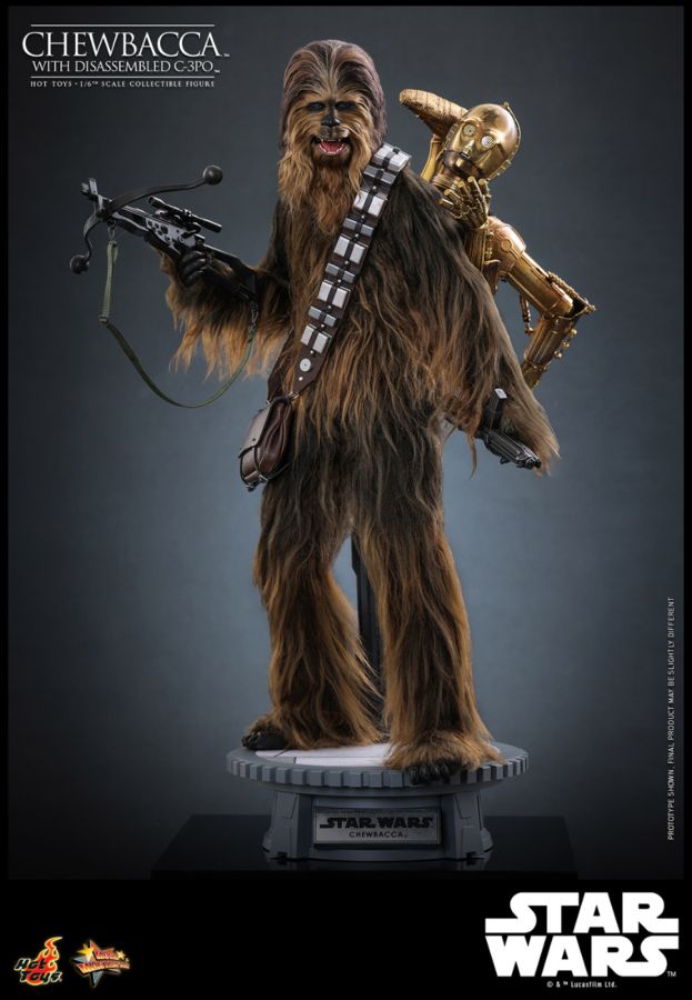 Image Pop Weasel - Image 4 of Star Wars - Chewbacca with Disassembled C-3PO 1:6 Scale Collectable Action Figure - Hot Toys - Action Figure - Image - Pop Weasel