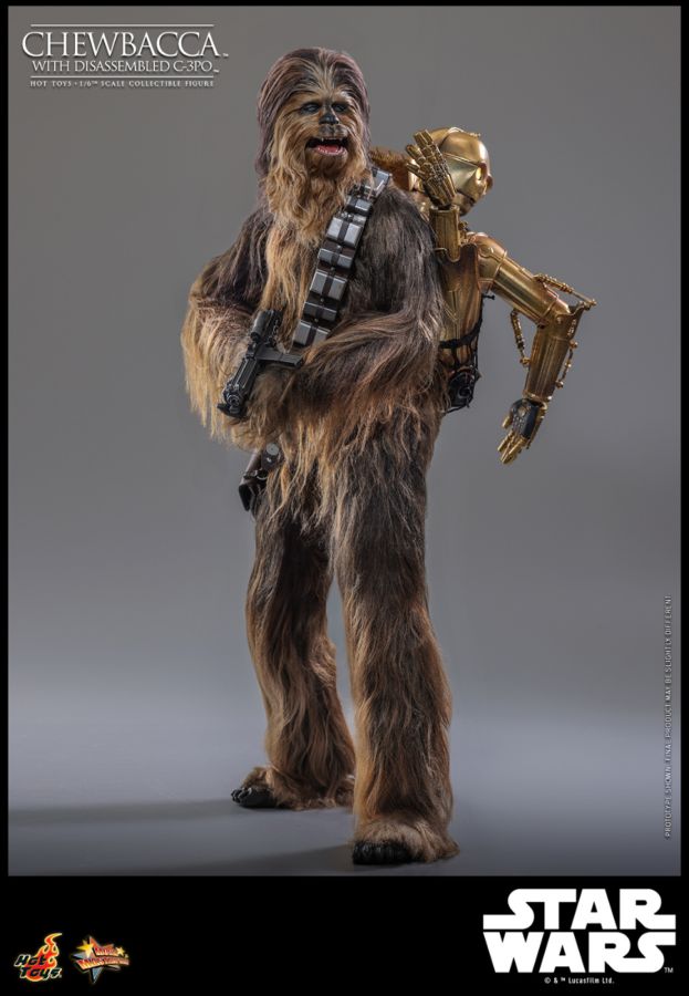 Image Pop Weasel - Image 5 of Star Wars - Chewbacca with Disassembled C-3PO 1:6 Scale Collectable Action Figure - Hot Toys - Action Figure - Image - Pop Weasel