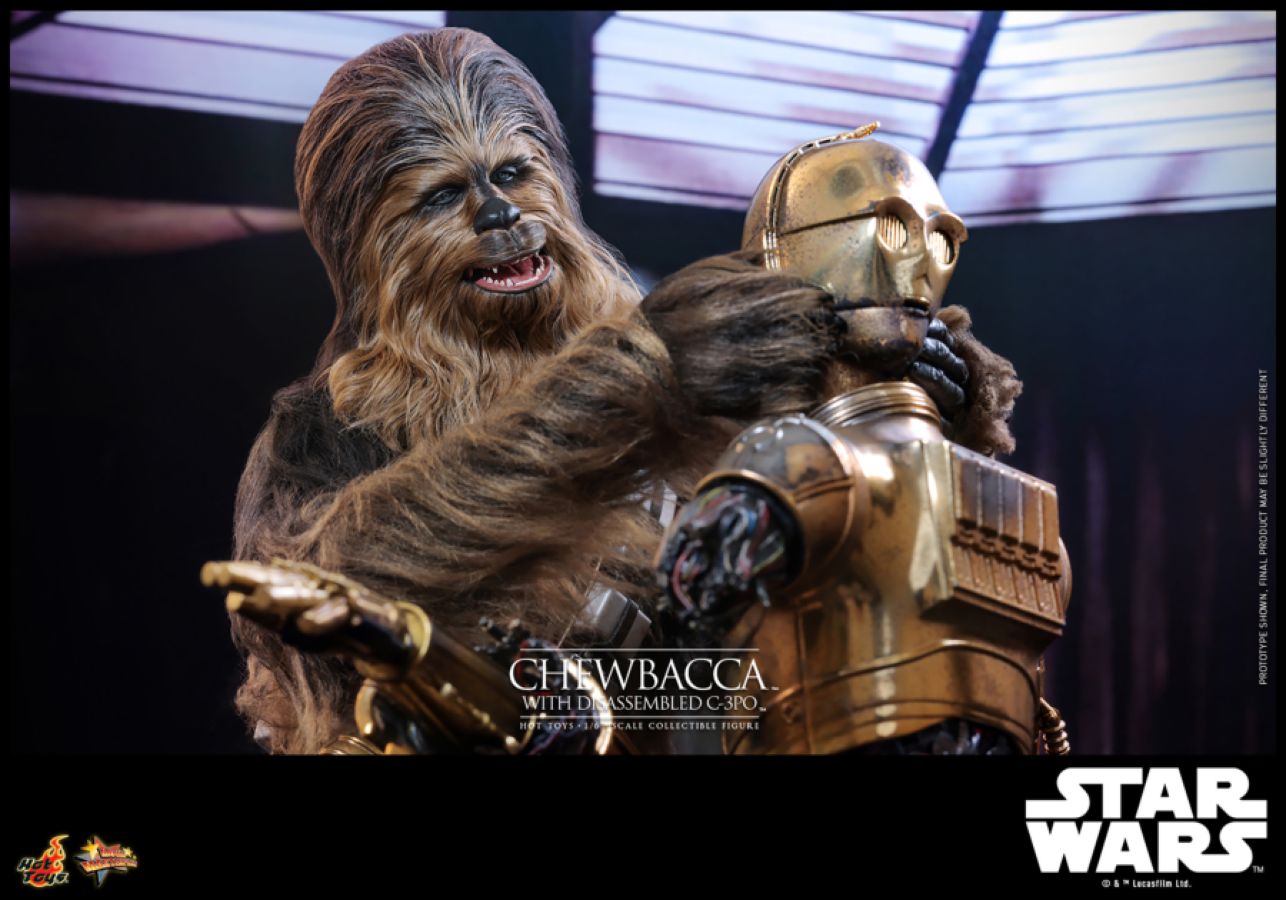 Image Pop Weasel - Image 9 of Star Wars - Chewbacca with Disassembled C-3PO 1:6 Scale Collectable Action Figure - Hot Toys