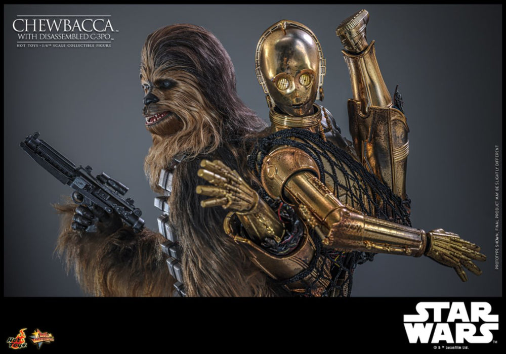 Image Pop Weasel - Image 11 of Star Wars - Chewbacca with Disassembled C-3PO 1:6 Scale Collectable Action Figure - Hot Toys - Action Figure - Image - Pop Weasel