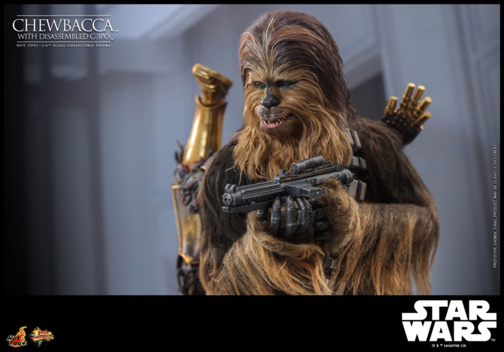 Image Pop Weasel - Image 12 of Star Wars - Chewbacca with Disassembled C-3PO 1:6 Scale Collectable Action Figure - Hot Toys - Action Figure - Image - Pop Weasel