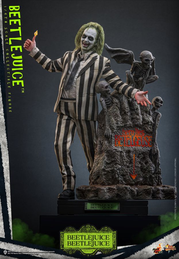 Image Pop Weasel - Image 2 of Beetlejuice 2 - Beetlejuice 1:6 Scale Collectable Action Figure - Hot Toys - Action Figure - Image - Pop Weasel