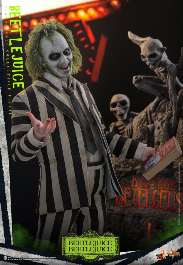 Image Pop Weasel - Image 4 of Beetlejuice 2 - Beetlejuice 1:6 Scale Collectable Action Figure - Hot Toys - Action Figure - Image - Pop Weasel