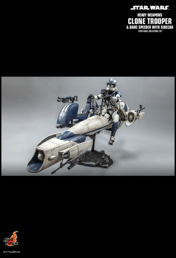 Image Pop Weasel - Image 16 of Star Wars - Heavy Weapon Clone Trooper with BARC Speeder 1:6 Scale Collectable Action Figure - Hot Toys - Statue - Image - Pop Weasel