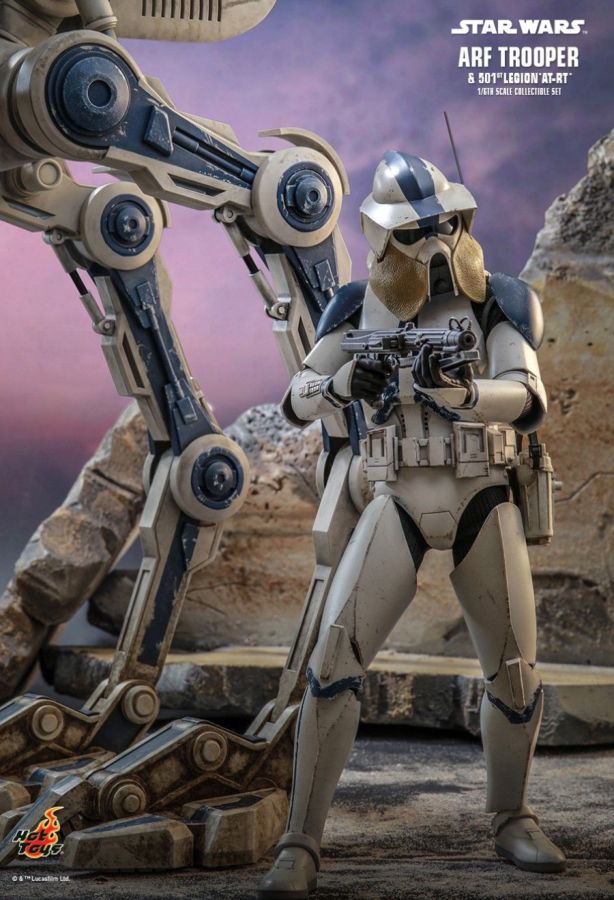 Pop Weasel - Image 2 of Star Wars - ARF Trooper & 501st Legion AT-RT 1:6 Scale Action Figure Set - Hot Toys - Statue - Image - Pop Weasel