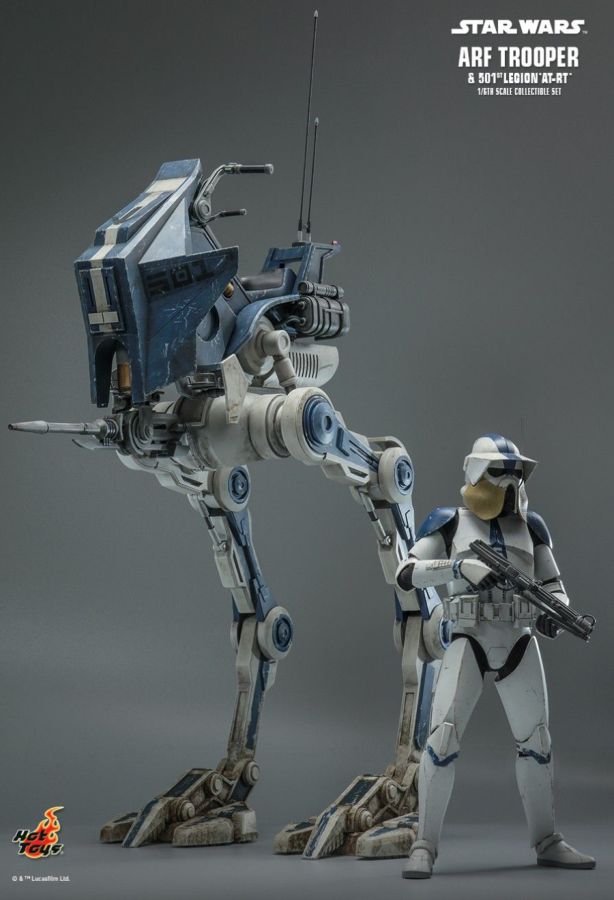 Pop Weasel - Image 9 of Star Wars - ARF Trooper & 501st Legion AT-RT 1:6 Scale Action Figure Set - Hot Toys - Statue - Image - Pop Weasel