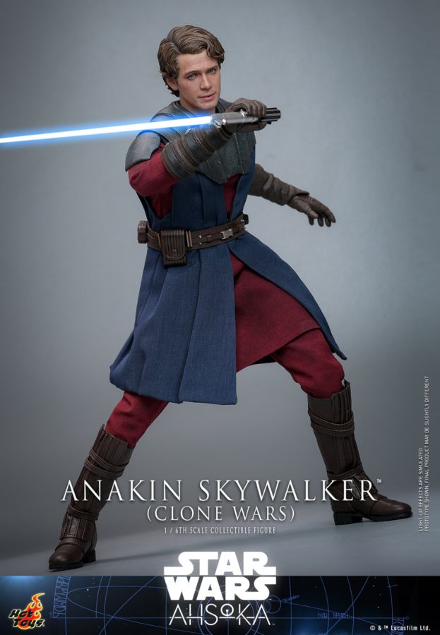 Pop Weasel - Image 6 of Star Wars: Ahsoka - Anakin Skywalker (Clone Wars) 1:6 Scale Collectable Action Figure - Hot Toys - Statue - Image - Pop Weasel