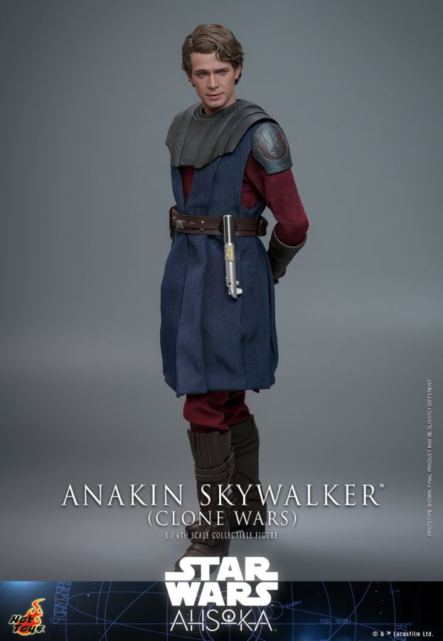 Pop Weasel - Image 7 of Star Wars: Ahsoka - Anakin Skywalker (Clone Wars) 1:6 Scale Collectable Action Figure - Hot Toys