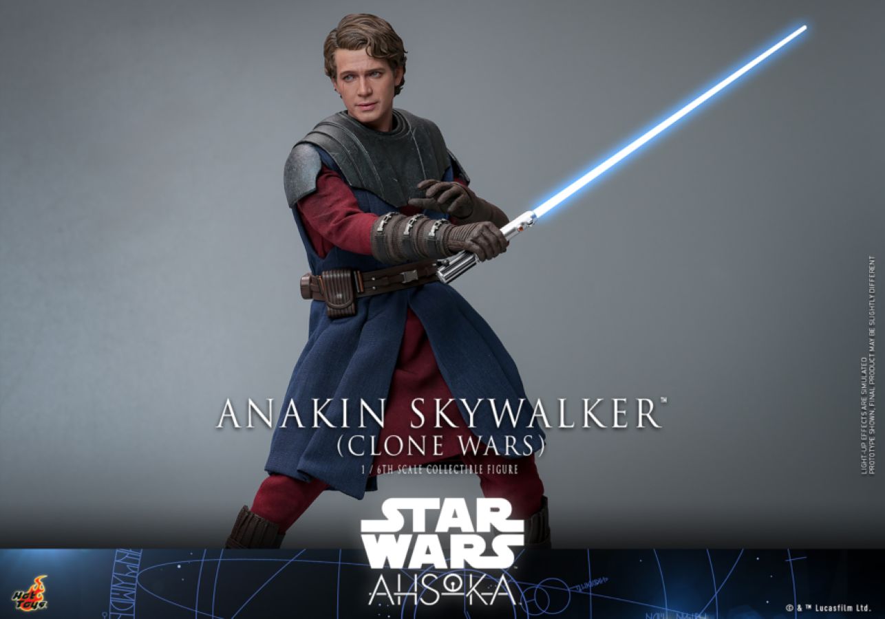 Pop Weasel - Image 12 of Star Wars: Ahsoka - Anakin Skywalker (Clone Wars) 1:6 Scale Collectable Action Figure - Hot Toys