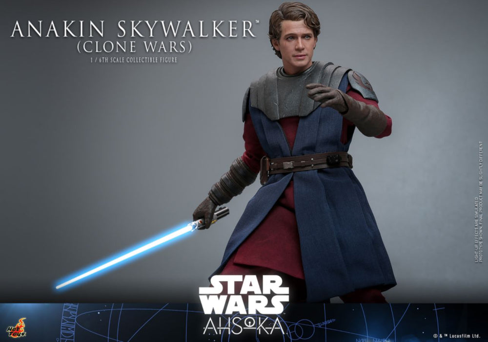 Pop Weasel - Image 14 of Star Wars: Ahsoka - Anakin Skywalker (Clone Wars) 1:6 Scale Collectable Action Figure - Hot Toys - Statue - Image - Pop Weasel