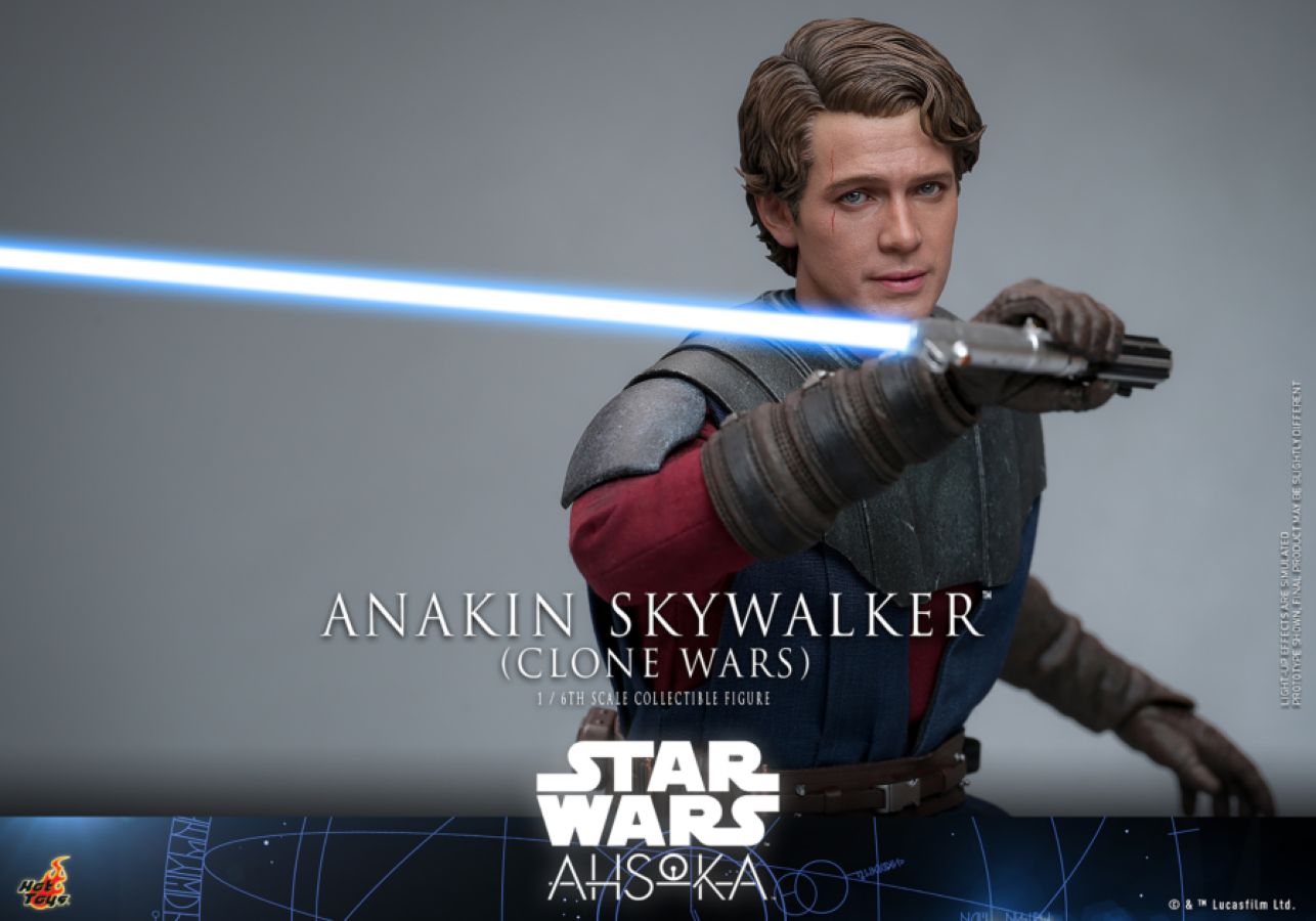 Pop Weasel - Image 16 of Star Wars: Ahsoka - Anakin Skywalker (Clone Wars) 1:6 Scale Collectable Action Figure - Hot Toys