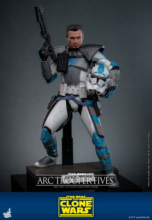 Image Pop Weasel - Image 3 of Star Wars: The Clone Wars - Arc Trooper Fives 1:6 Scale Collectable Action Figure - Hot Toys - Action Figure - Image - Pop Weasel