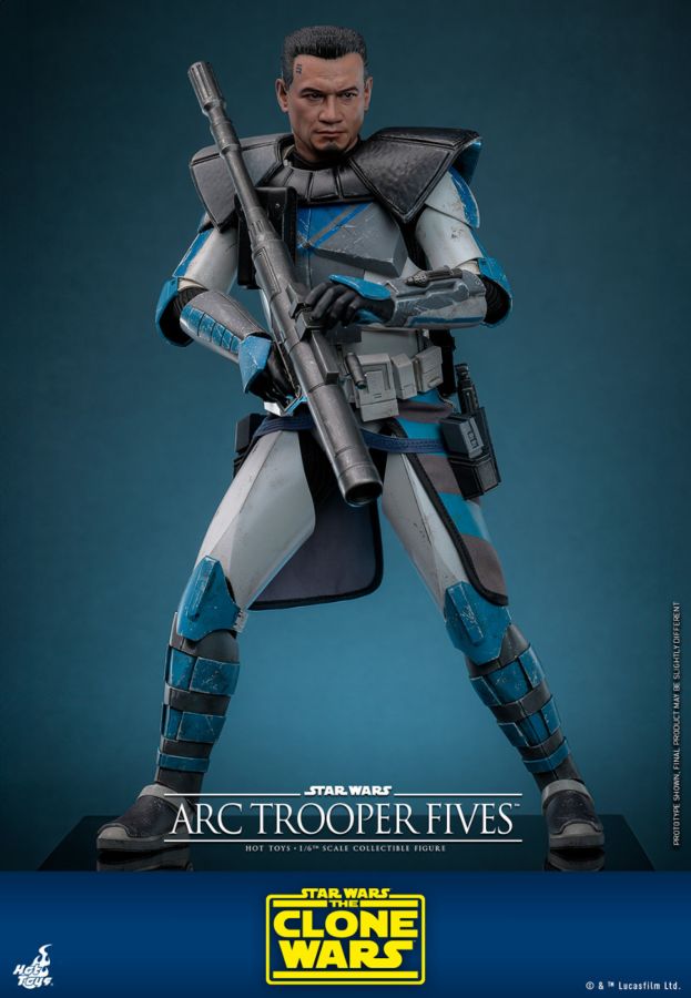 Image Pop Weasel - Image 5 of Star Wars: The Clone Wars - Arc Trooper Fives 1:6 Scale Collectable Action Figure - Hot Toys - Action Figure - Image - Pop Weasel