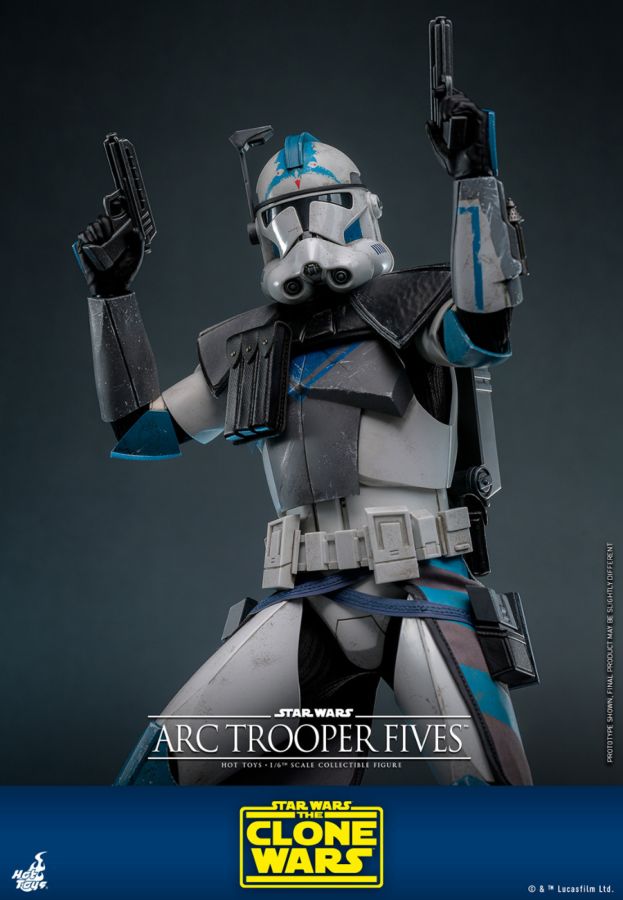 Image Pop Weasel - Image 7 of Star Wars: The Clone Wars - Arc Trooper Fives 1:6 Scale Collectable Action Figure - Hot Toys - Action Figure - Image - Pop Weasel