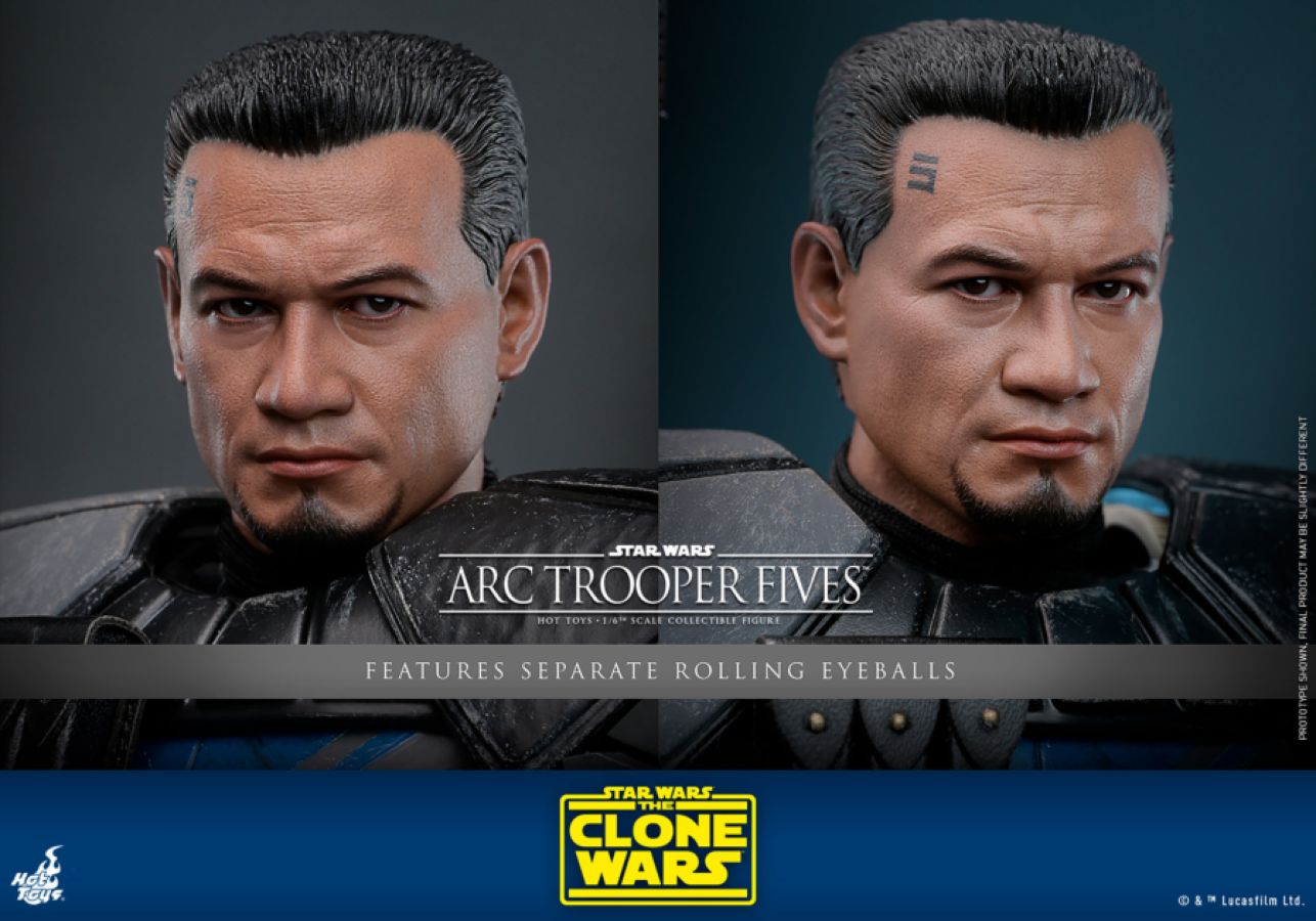 Image Pop Weasel - Image 12 of Star Wars: The Clone Wars - Arc Trooper Fives 1:6 Scale Collectable Action Figure - Hot Toys