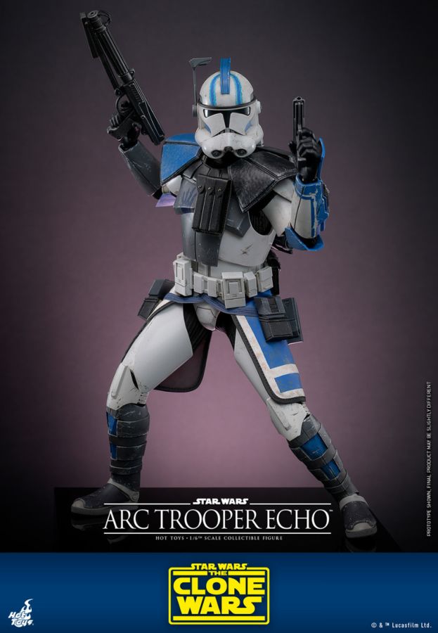 Image Pop Weasel - Image 4 of Star Wars: The Clone Wars - Arc Trooper Echo 1:6 Scale Collectible Action Figure - Hot Toys