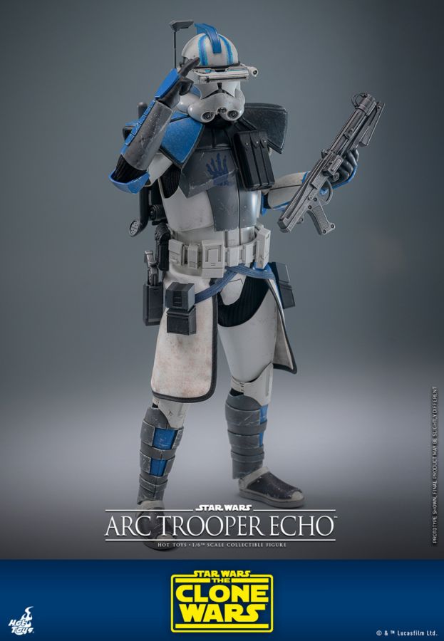 Image Pop Weasel - Image 7 of Star Wars: The Clone Wars - Arc Trooper Echo 1:6 Scale Collectible Action Figure - Hot Toys