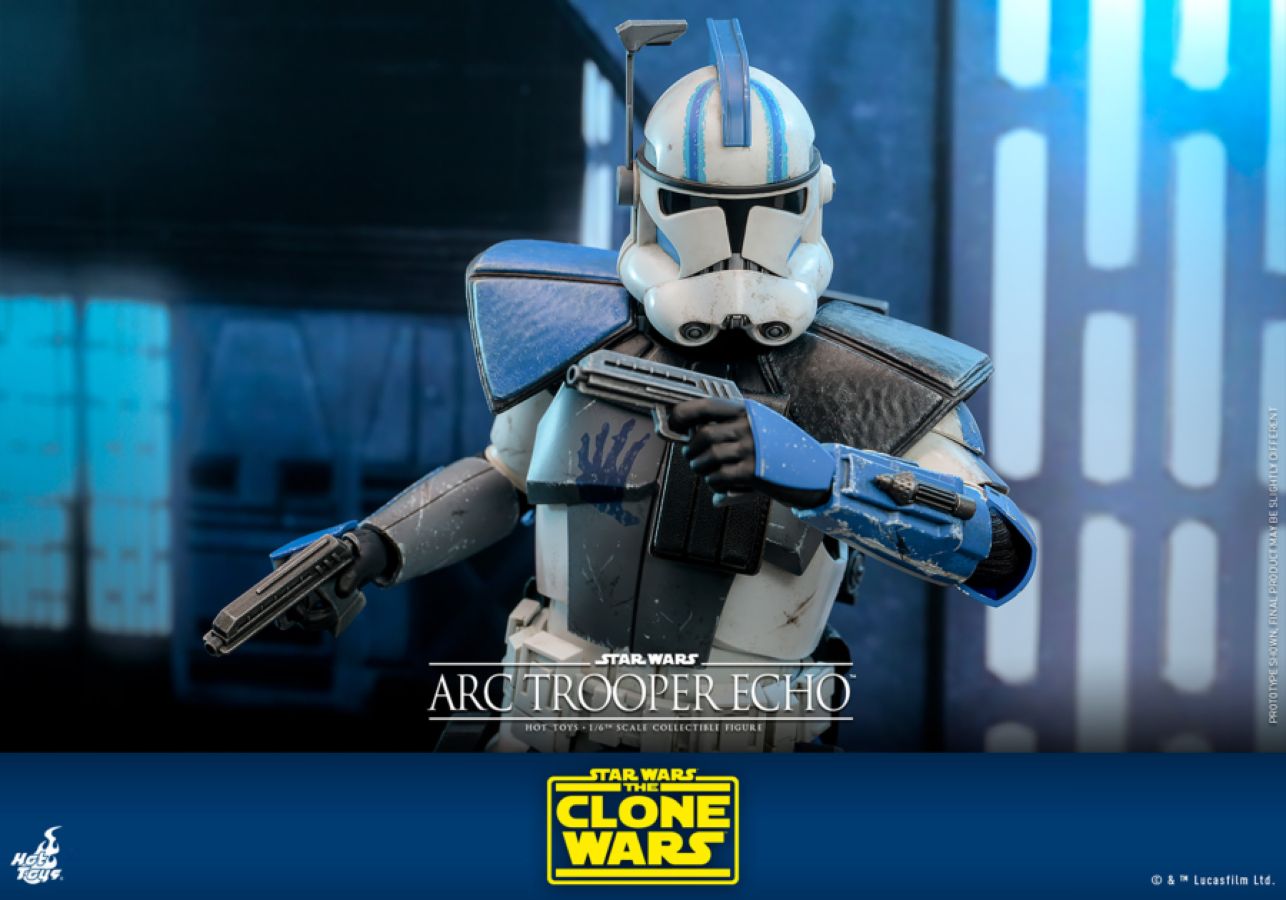 Image Pop Weasel - Image 11 of Star Wars: The Clone Wars - Arc Trooper Echo 1:6 Scale Collectible Action Figure - Hot Toys