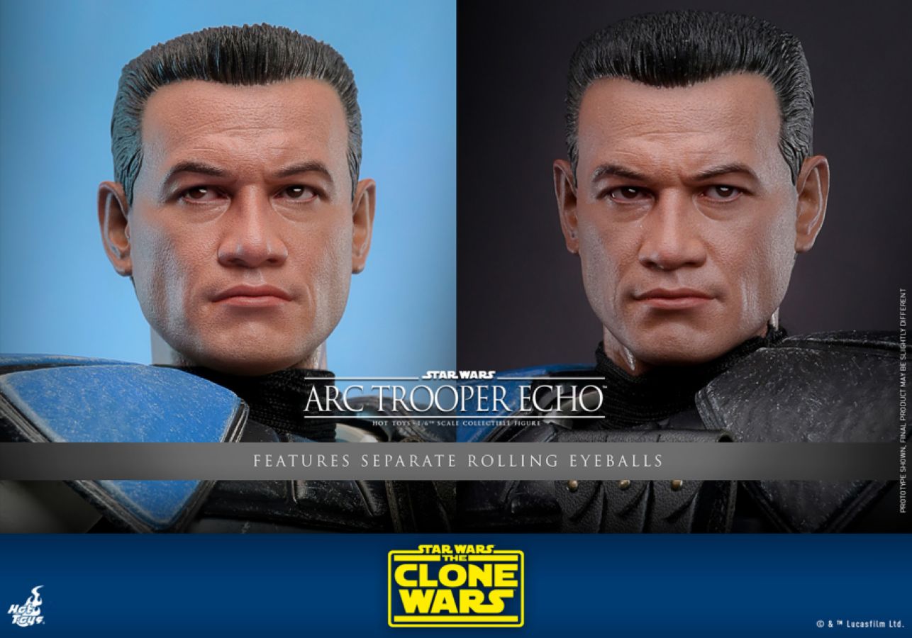 Image Pop Weasel - Image 12 of Star Wars: The Clone Wars - Arc Trooper Echo 1:6 Scale Collectible Action Figure - Hot Toys