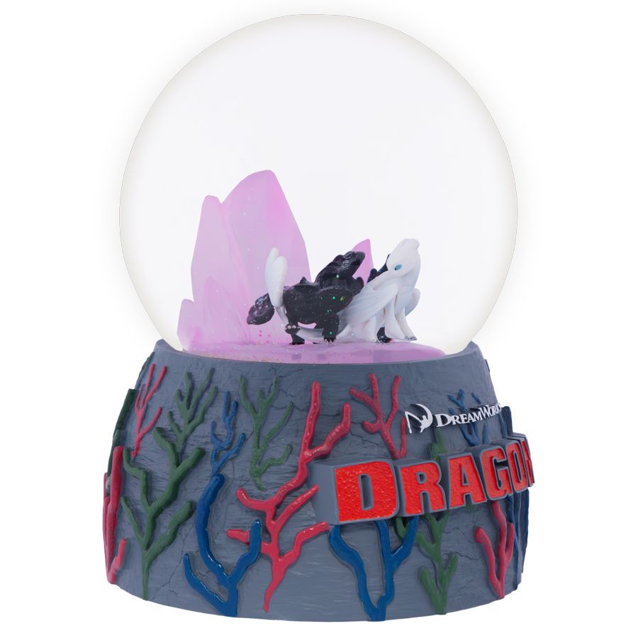 Image Pop Weasel - Image 3 of How to Train your Dragon - Toothless & Light Fury Light-up Snowglobe - Ikon Collectables - Homewares - Image - Pop Weasel