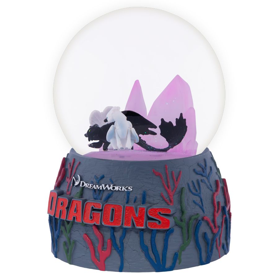 Image Pop Weasel - Image 5 of How to Train your Dragon - Toothless & Light Fury Light-up Snowglobe - Ikon Collectables - Homewares - Image - Pop Weasel