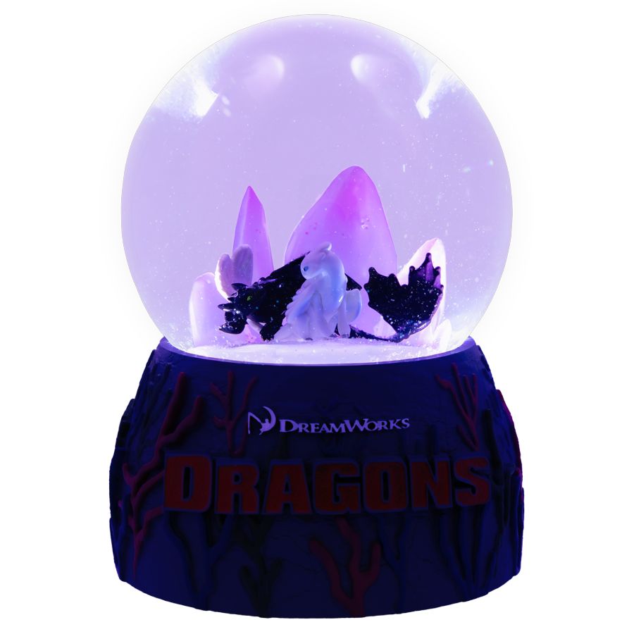 Image Pop Weasel - Image 6 of How to Train your Dragon - Toothless & Light Fury Light-up Snowglobe - Ikon Collectables - Homewares - Image - Pop Weasel