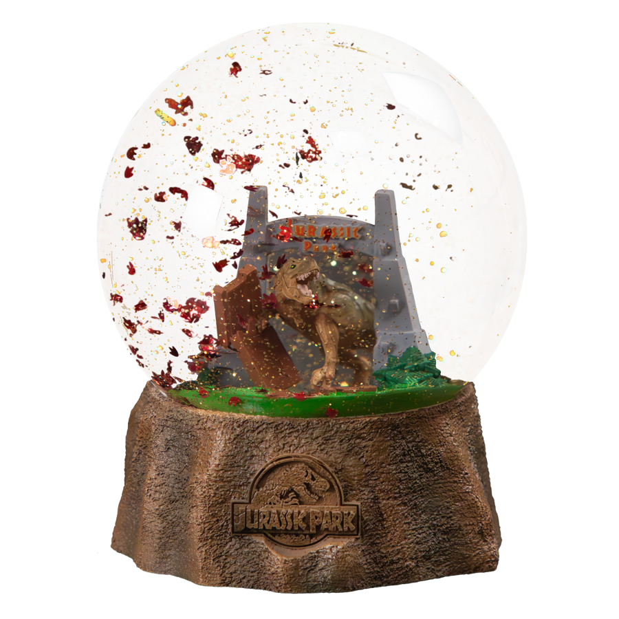 Jurassic Park - T-Rex Snowglobe - Ikon Collectables - Homewares - Image - Pop Weasel