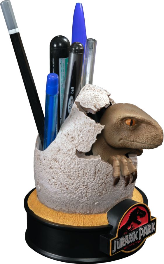 Image Pop Weasel - Image 3 of Jurassic Park - Egg Hatching Pen Holder - Ikon Collectables - Homewares - Image - Pop Weasel