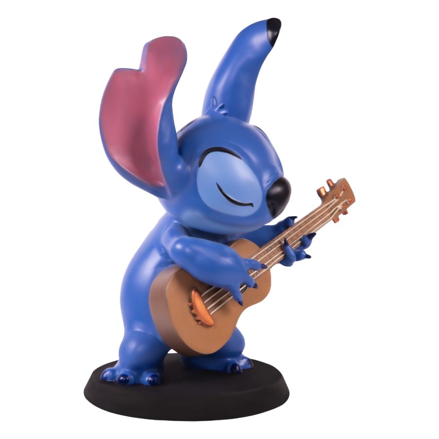 Image Pop Weasel - Image 3 of Lilo and Stitch - Stich with Guitar Resin Statue - Ikon Collectables - Statue - Image - Pop Weasel