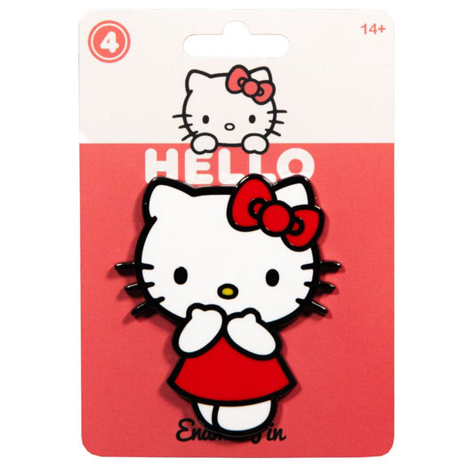 Image Pop Weasel - Image 2 of Hello Kitty - #4 Shocked Enamel Pin - Ikon Collectables