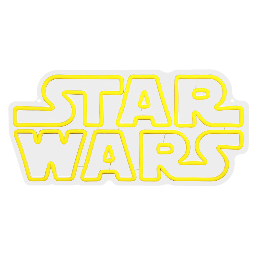 Star Wars - Logo Neon Sign - Ikon Collectables - Homewares - Image - Pop Weasel