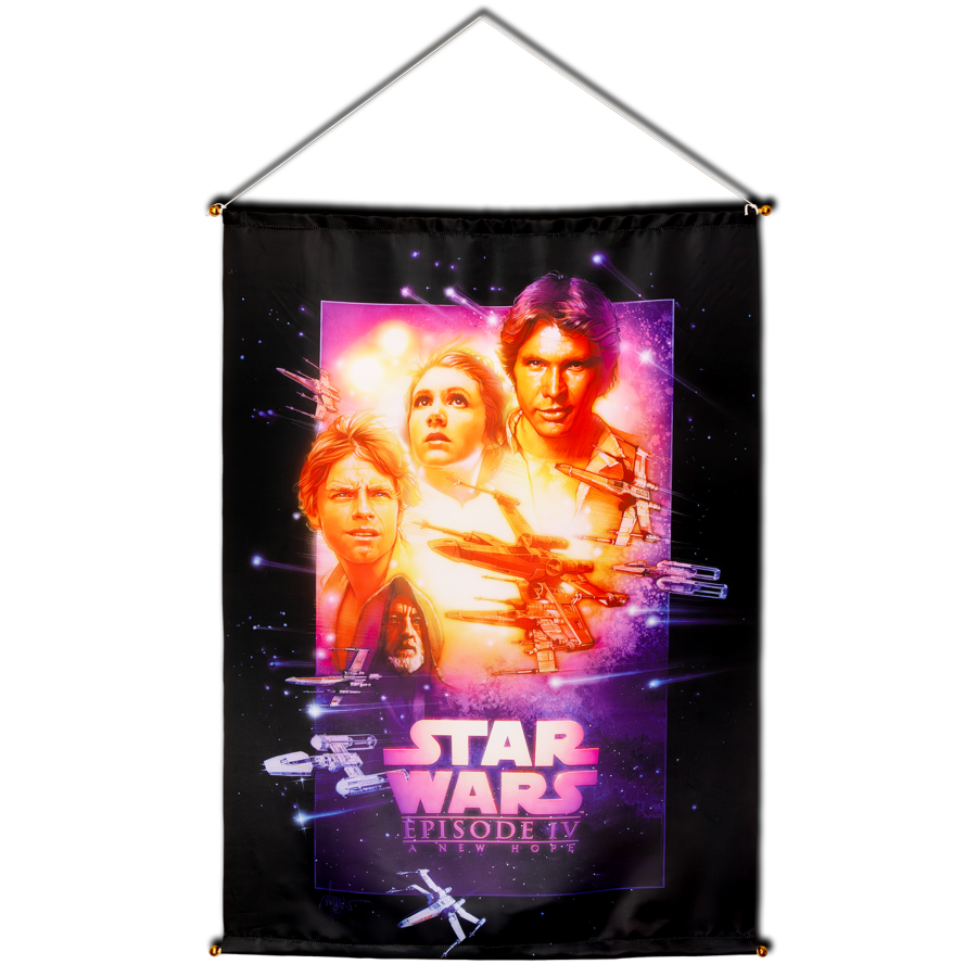 Star Wars - A New Hope Movie Poster Banner - Ikon Collectables - Poster - Image - Pop Weasel