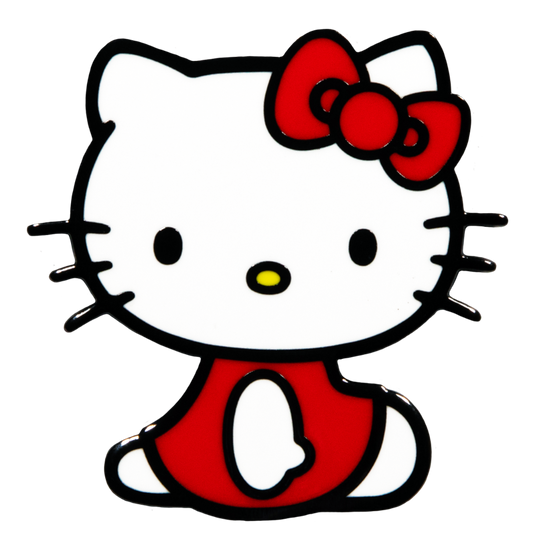 Hello Kitty - #3 Sitting Dress Pin - Ikon Collectables image