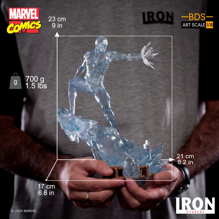 Pop Weasel - Image 5 of Marvel Comics - Iceman 1:10 Scale Statue - Iron Studios - Statue - Image - Pop Weasel