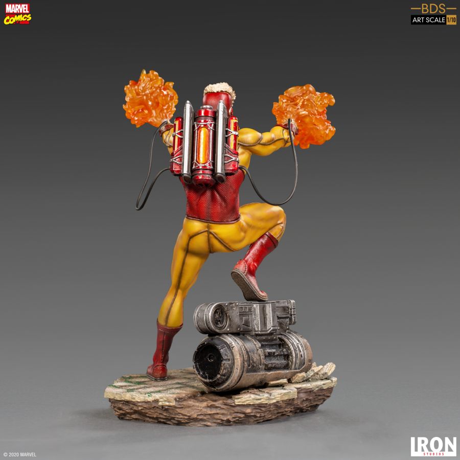 Pop Weasel - Image 4 of Marvel Comics - Pyro 1:10 Scale Statue - Iron Studios - Statue - Image - Pop Weasel